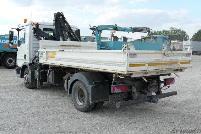 Transporter mit Kipper MAN 8.220 TGL BB, Hiab 055 BS-2, Greifer, AHK, Funk