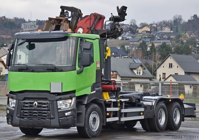 Camion scarrabile RENAULT C430* ABROLLKIPPER *LIV 170Z 78 * 6x4