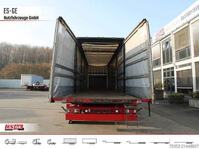 Semi-remorque bâchée KRONE 3-Achs-Sattelanhänger, Curtainsider