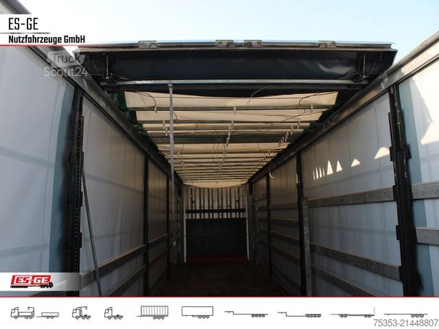 Semi-remorque bâchée KRONE 3-Achs-Sattelanhänger, Curtainsider
