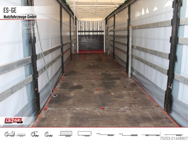 Semi-remorque bâchée KRONE 3-Achs-Sattelanhänger, Curtainsider