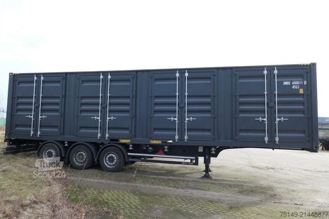 Spesialkjøretøy  40-Fuß-HC Container mit offener Seite (4 Türen)