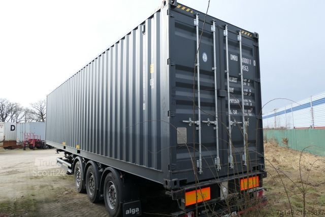 Spesialkjøretøy  40-Fuß-HC Container mit offener Seite (4 Türen)