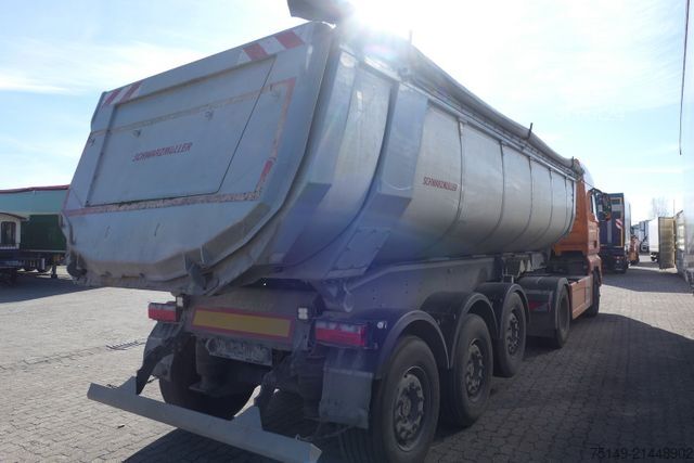 Polpriklopnik kiper SCHWARZMÜLLER K-Serie, Thermo, 26m³, Luft-Lift, SAF, Rollplane