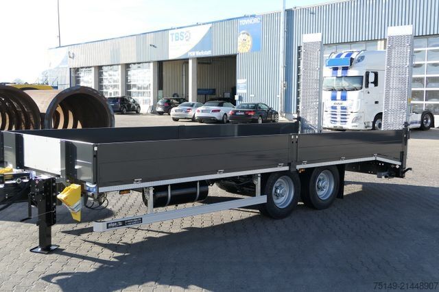 Dieplader oplegger  alga TAT-B 110, Rampen, 6.300mm lang, Tandem