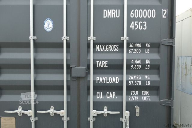 Swap body truck  40-Fuß-HC Container mit offener Seite (4 Türen)