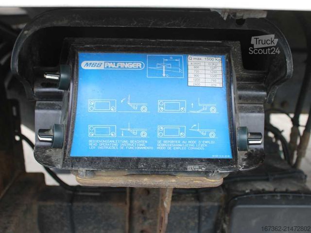 Dobozos teherautó MAN TGL 12.250, EURO 3, TAIL LIFT, PNEU 80%