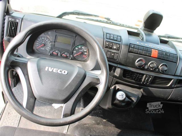 Camion bâché IVECO EUROCARGO 75E, EURO 6, SIDEWALLS