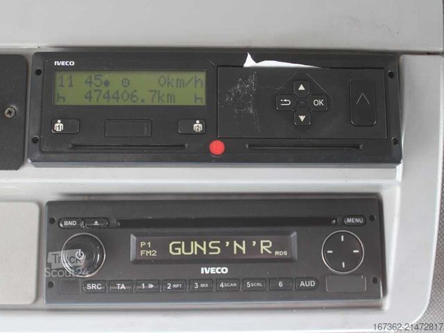 Camion bâché IVECO EUROCARGO 75E, EURO 6, SIDEWALLS