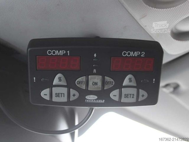 Koelwagen met geïsoleerde laadbak IVECO DAILY 65C17, EURO 5, 2X EVAPORATOR, TWO CHAMBERS