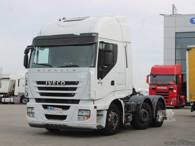 Standaard trekker IVECO STRALIS 500, 6X2, TURNING AXLE, EURO 5