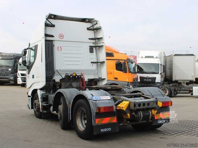 Standaard trekker IVECO STRALIS 500, 6X2, TURNING AXLE, EURO 5