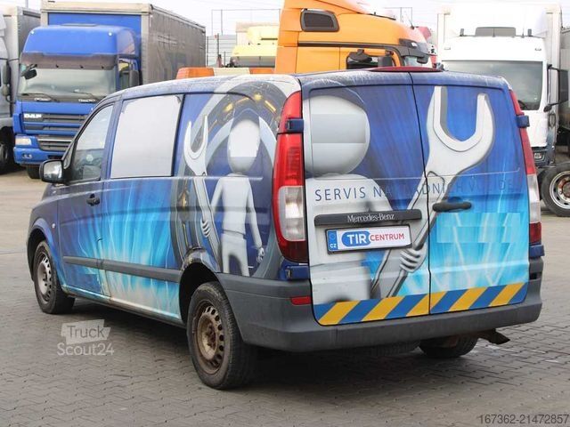 Ploščati dostavnik MERCEDES-BENZ VITO 113 CDI, BEACONS