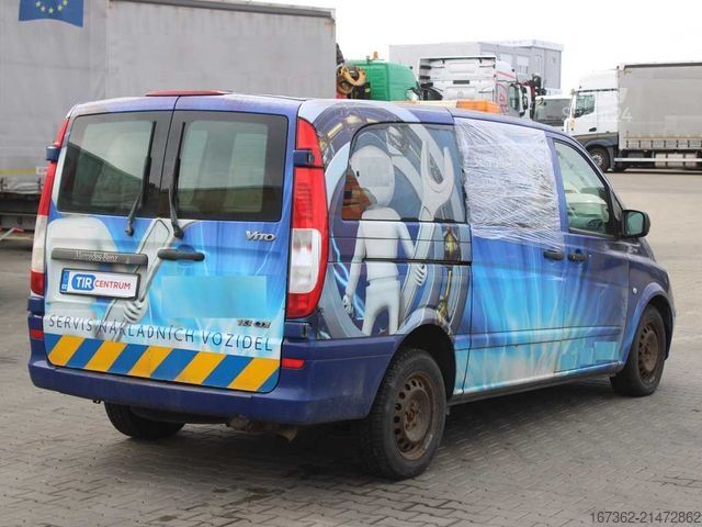 Ploščati dostavnik MERCEDES-BENZ VITO 113 CDI, BEACONS