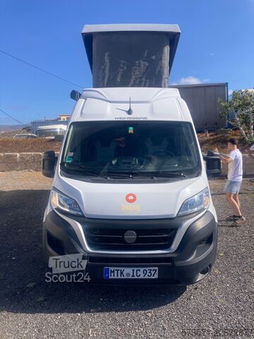 Camper Fiat Ducato Weinsberg Carabus 2023 | Manual | Techo elevable