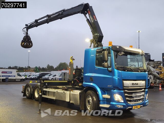 Kanca kol sistemi DAF CF 340 CF 6X2 HIAB X-HIDUO 228 E-3 Crane Kran +...