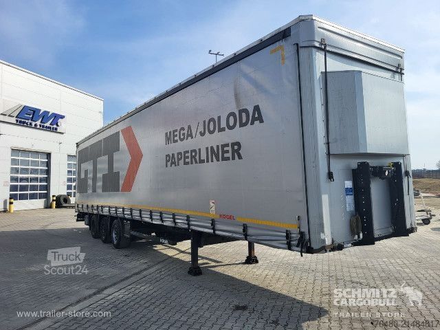 Avoin puoliperävaunu pressulla Kögel Schiebeplane Mega