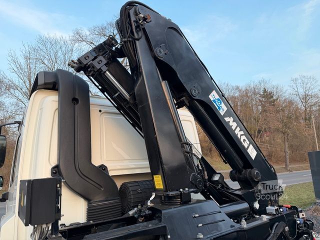 Kiepwagen DAF CF 75.250 Abrollkipper KRAN FUNK