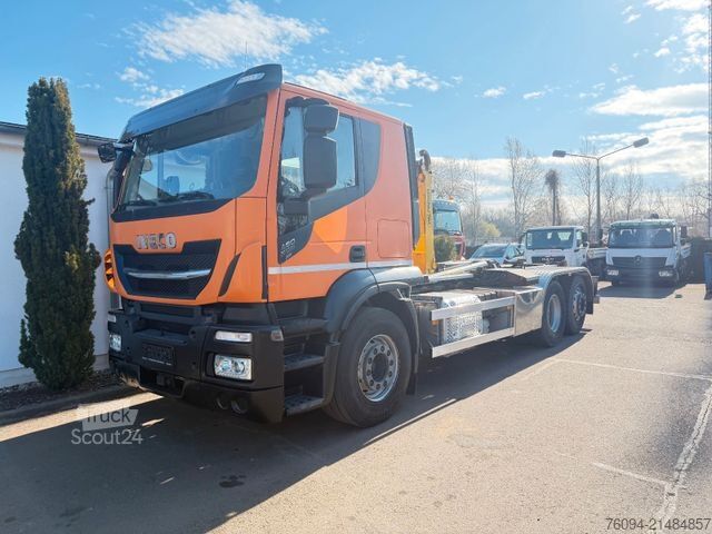 Abrollkipper IVECO X-Way  460 6x2 Abrollkipper lift /lenk AHK
