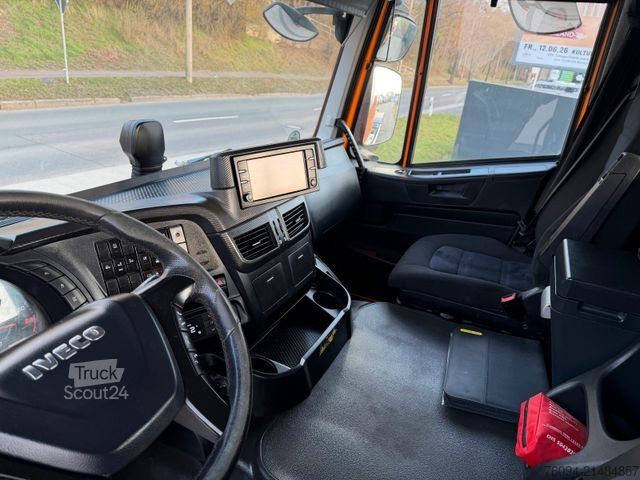 Φορτηγό γερανός roll-off IVECO Stralis X-Way 460 6x2 Abrollkipper lift/lenk AHK