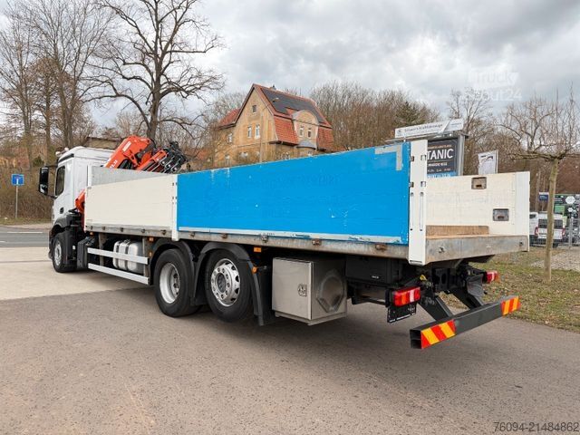 Ciężarówka z płaską platformą MERCEDES-BENZ Actros 2536 6x2 KRAN 20m FUNK Pritsche 7,5m