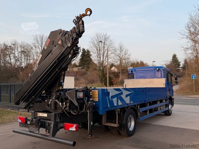 Platforminis sunkvežimis MAN TGM 12.250 4x2 Pritsche 20m KRAN FUNK AHK