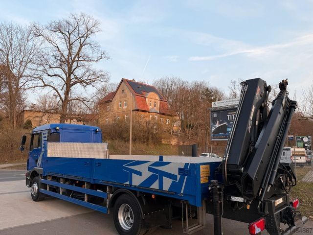 Platforminis sunkvežimis MAN TGM 12.250 4x2 Pritsche 20m KRAN FUNK AHK