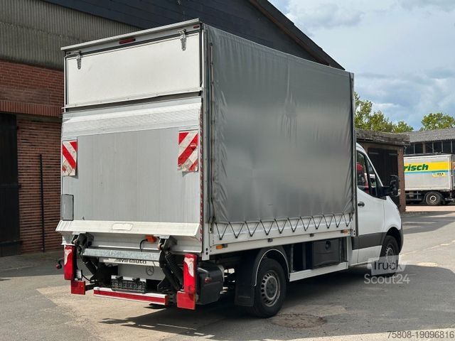 Transportador con plataforma y toldo MERCEDES-BENZ Sprinter 316CDI E6D Pritche LBW 750KG Klima