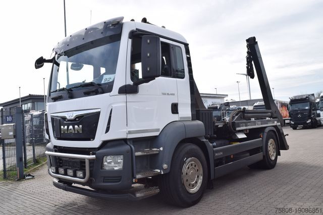 Tovornjak za preskakovanje MAN TGS 18.400 Absetzer Hiab Multilift 142 SLT AHK