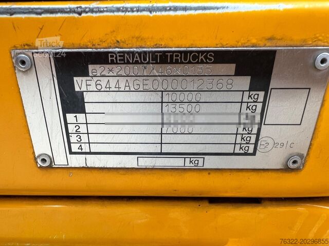 Раздвижной брезент Renault MIDLUM 180.10 L E5 / AIRCO / LUCHTVERING / SCHU...