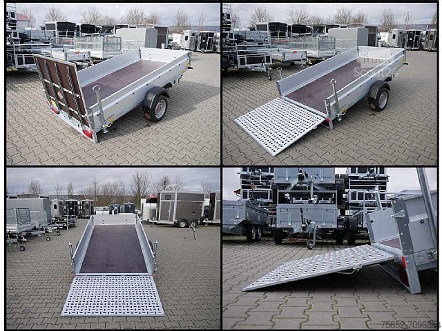Automobilio priekaba Stema MU.T. 3,01×1,53×0,35m 1800kg