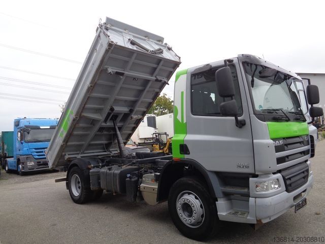 Kipper LKW DAF CF 75.310 4x2 Meiller AHK Klima 3-Sitzer