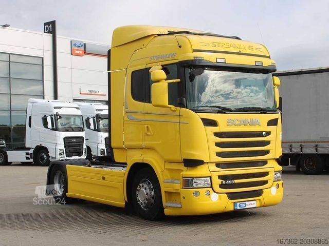 Standard trækkerunit SCANIA R490, EURO 6, RETARDER