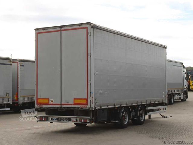 Otwarta przyczepa z plandeką Wecon WECON, SAF, TRANSIT SET