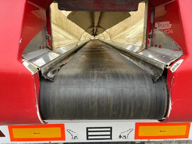 Släp för löpande band Floor FLZO-15  58m3 Lenkachse Liftachse Alcoa NL TUV ...