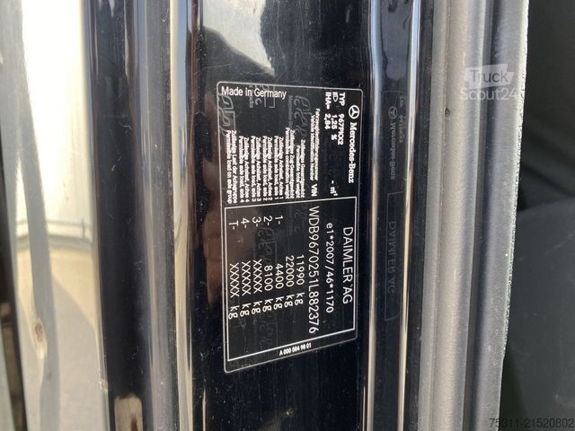 Lastbil med flak MERCEDES-BENZ Atego 1218 LL Pritsche/Plattform|3Sitze*AHK*EUR6