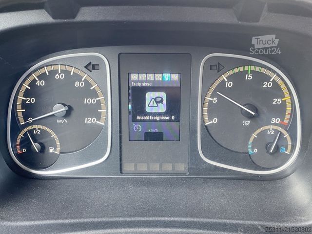 Lastbil med flak MERCEDES-BENZ Atego 1218 LL Pritsche/Plattform|3Sitze*AHK*EUR6