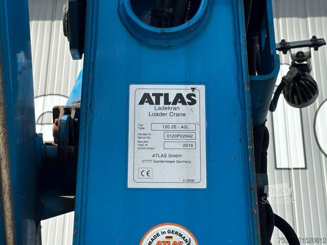 Lastbil med flak MERCEDES-BENZ Arocs 1830 I Atlas 120.2 Faltkran*Funk*UVV2026