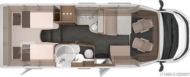 Camper semintegrato KNAUS L!VE TI 700 MEG Automatik/Markise/SAT/TV/NaviRFK