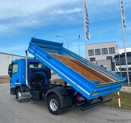 Трьохсторонній самоскид MAN TGL 12.250/Kipper/NL6,3To/Klima/Nur 63 tkm/Top