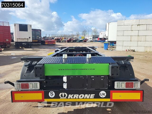 Konteinerių vežimas Krone AZ 3000km Lenkachse ALCOA