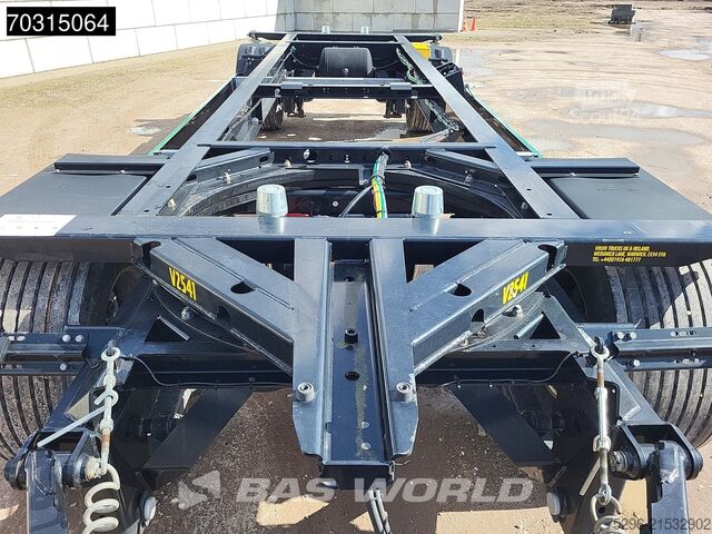 Konteinerių vežimas Krone AZ 3000km Lenkachse ALCOA