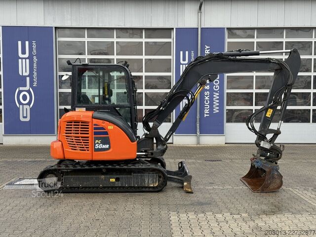 Larvegraver KOMATSU PC58MR-5E0 Tiltrotator / 1.443 h