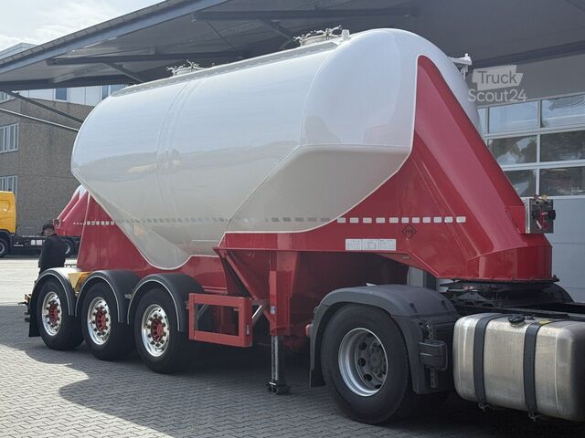 Szállító siló félpótkocsi FELDBINDER FFB Silo Auflieger TEUT 26.3 - 26 m³ Asche Gülle