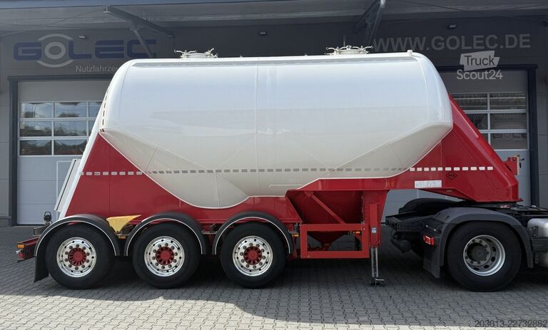 Szállító siló félpótkocsi FELDBINDER FFB Silo Auflieger TEUT 26.3 - 26 m³ Asche Gülle