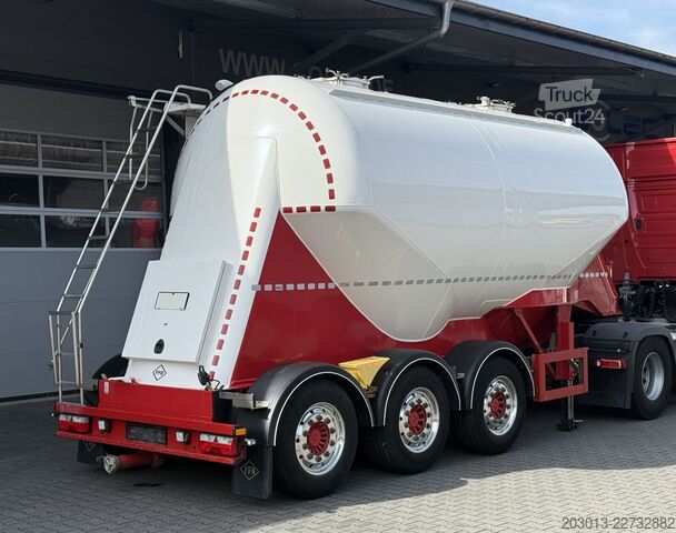 Szállító siló félpótkocsi FELDBINDER FFB Silo Auflieger TEUT 26.3 - 26 m³ Asche Gülle