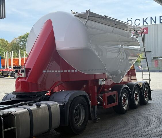 Szállító siló félpótkocsi FELDBINDER FFB Silo Auflieger TEUT 26.3 - 26 m³ Asche Gülle