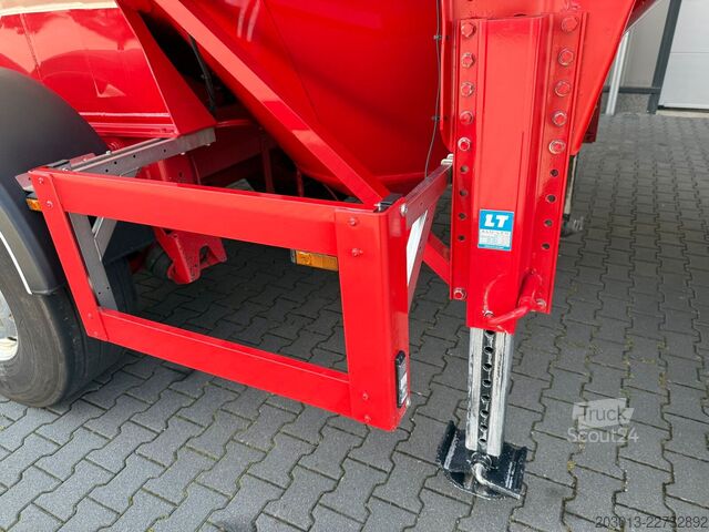 Siloauflieger FELDBINDER FFB Silo Auflieger TEUT 26.3 - 26 m³ Asche Gülle