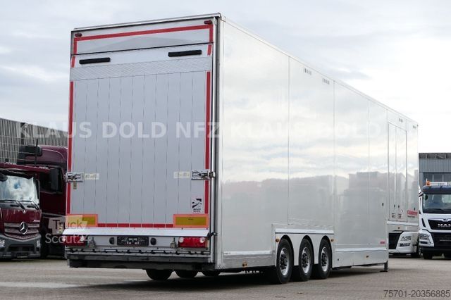 Auto met oplegger KÄSSBOHRER SP 9-16 geschlossener Autotransporter
