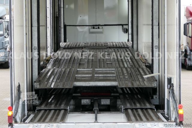 Auto met oplegger KÄSSBOHRER SP 9-16 geschlossener Autotransporter